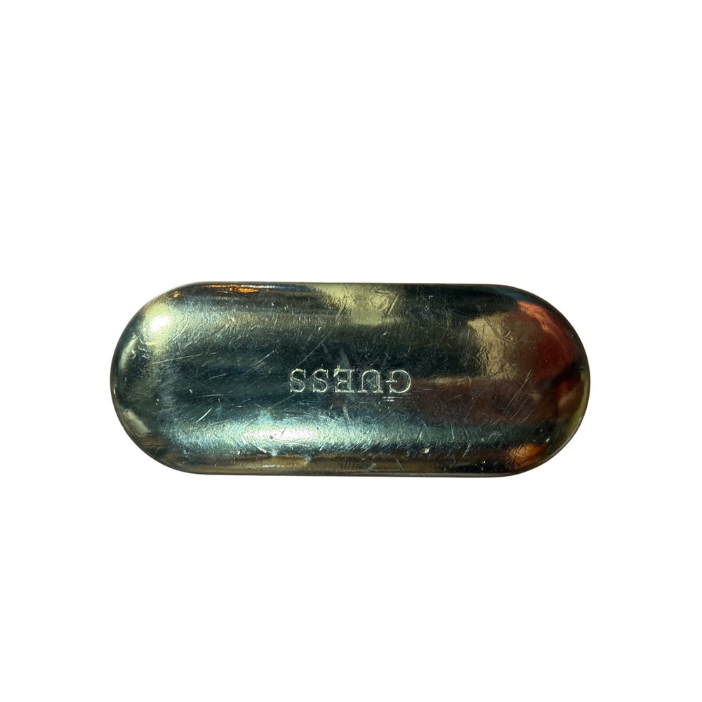GUESS Eyeglasses Case Women GU AS166L 1.10 Gold Hard‎ Shell Protective Storage